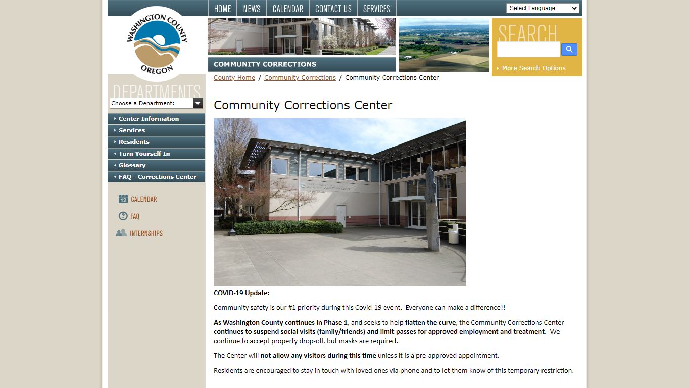 Community Corrections Center - co.washington.or.us